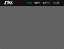 Tablet Screenshot of foxmirrorandglass.com